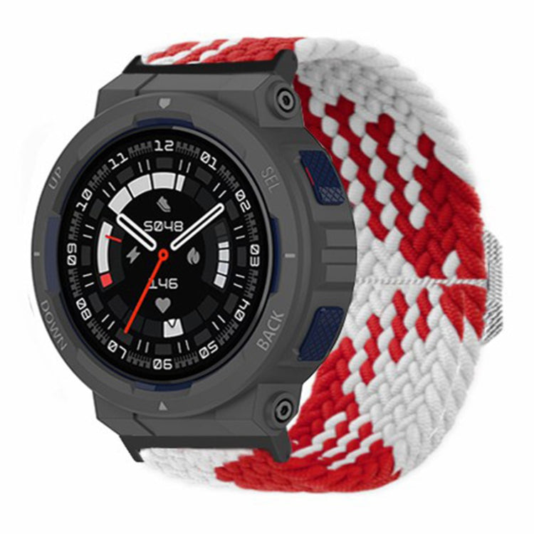 Rigtigt Godt Nylon Rem passer til Amazfit Active Edge - Rød#serie_7