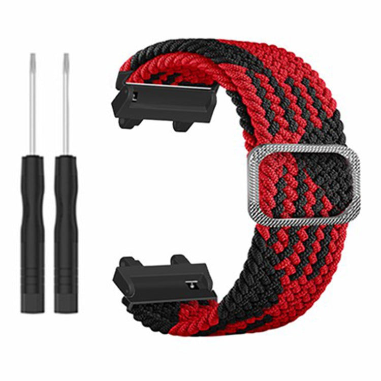 Rigtigt Godt Nylon Rem passer til Amazfit Active Edge - Rød#serie_8