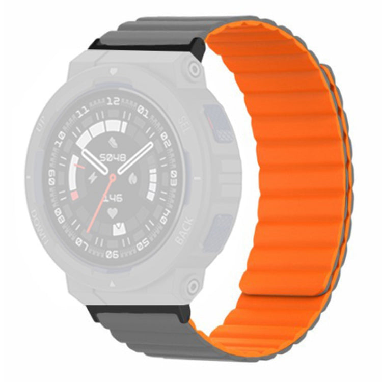 Helt Vildt Elegant Silikone Rem passer til Amazfit Active Edge - Orange#serie_4