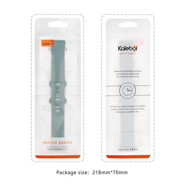 KALEBOL Apple Watch 49mm / 45mm / 44mm / 42mm Silicone Watch Strap, Size: S / M - Lavender Grey#serie_13