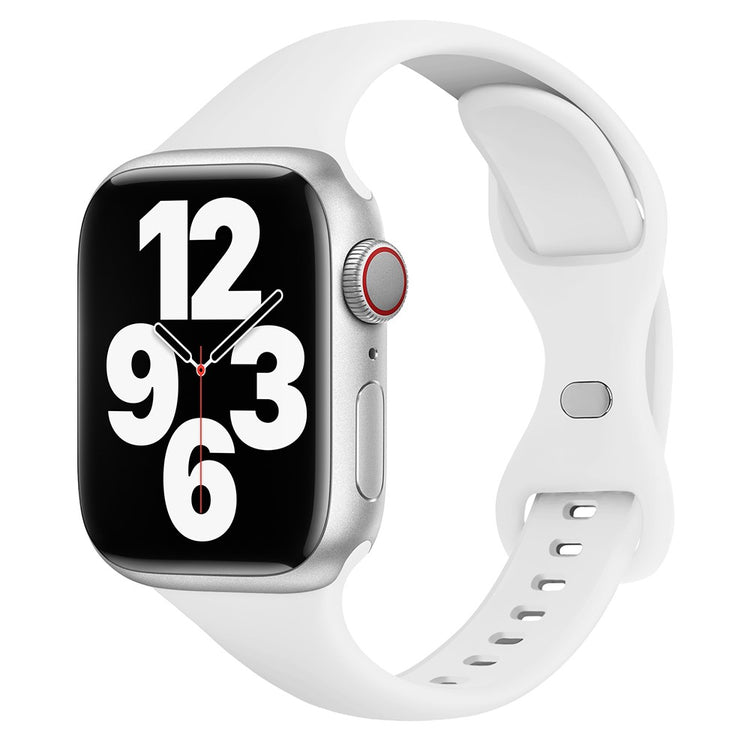 Apple Watch 49mm / 45mm / 44mm / 42mm Silicone Watch Strap - White#serie_2