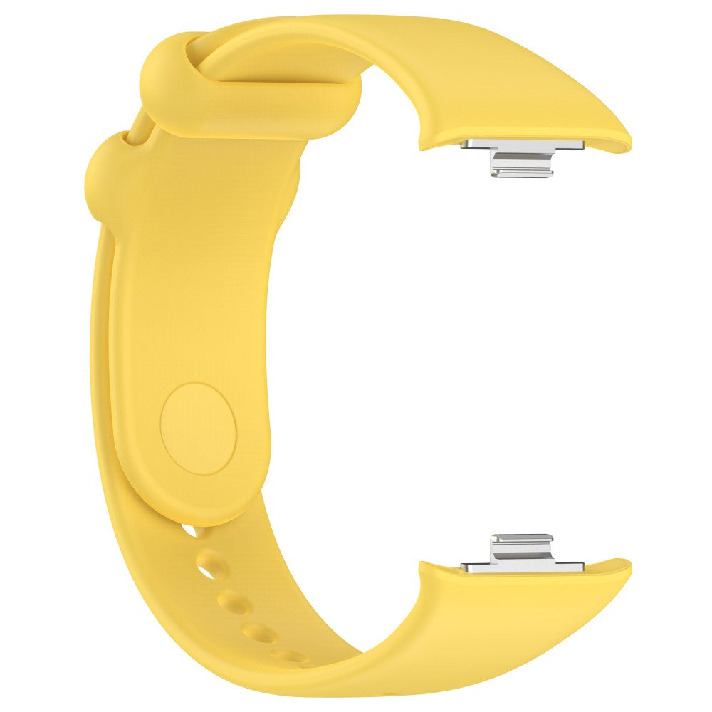 Silikone Universal Rem passer til Xiaomi Smart Band 8 Pro / Xiaomi Redmi Watch 4 - Gul#serie_6