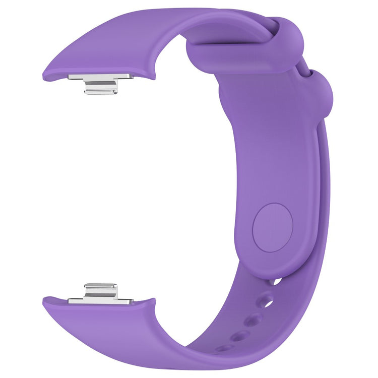 Silikone Universal Rem passer til Xiaomi Smart Band 8 Pro / Xiaomi Redmi Watch 4 - Lilla#serie_10