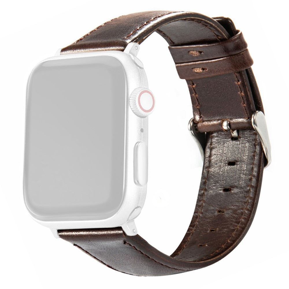 Meget Godt Kunstlæder Universal Rem passer til Apple Smartwatch - Brun#serie_1