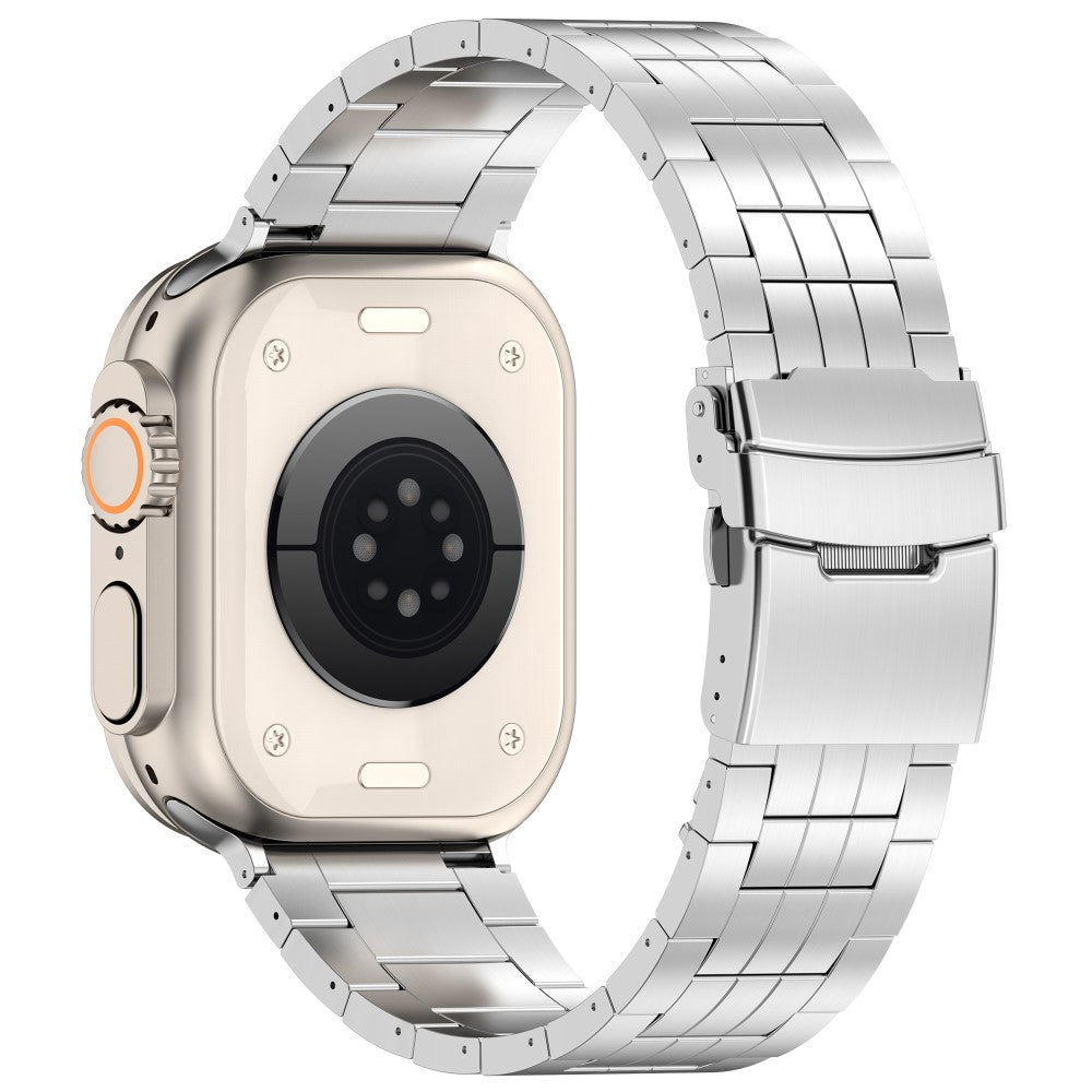 Flot Metal Universal Rem passer til Apple Smartwatch - Sølv#serie_3