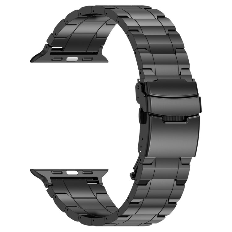 Pænt Metal Universal Rem passer til Apple Smartwatch - Sort#serie_1