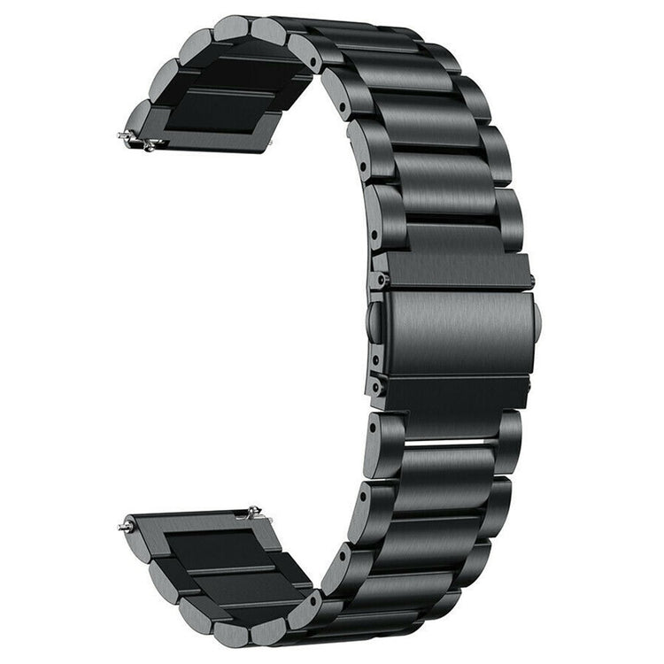 Super Godt Metal Universal Rem passer til Suunto Smartwatch - Sort#serie_3