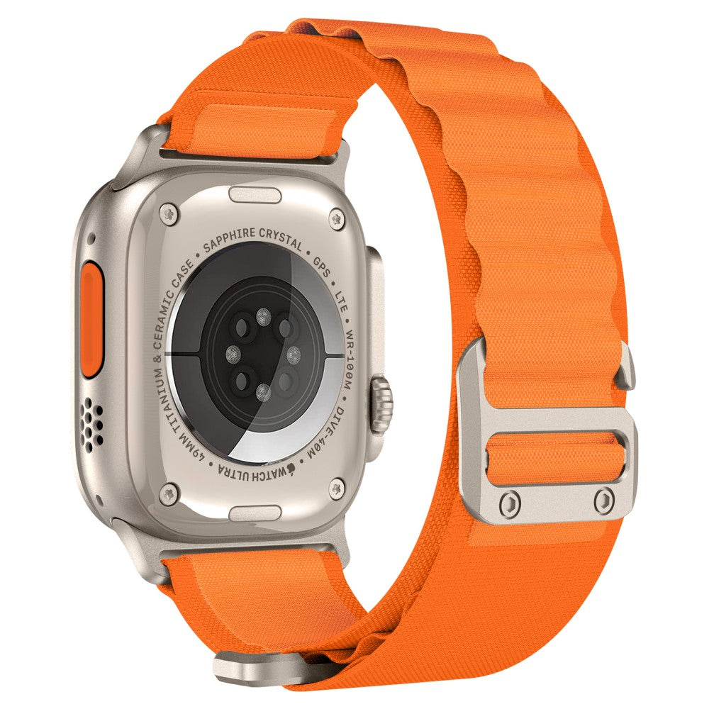 Nydelig Nylon Universal Rem passer til Apple Smartwatch - Orange#serie_2