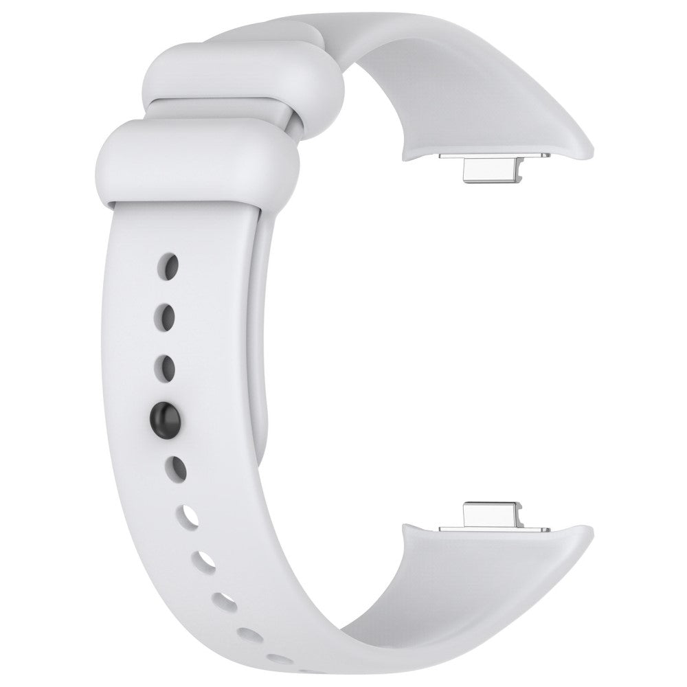 Vildt Holdbart Silikone Rem passer til Xiaomi Smart Band 8 Pro - Sølv#serie_3