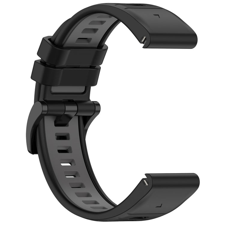 Super Pænt Silikone Universal Rem passer til Garmin Smartwatch - Sølv#serie_5