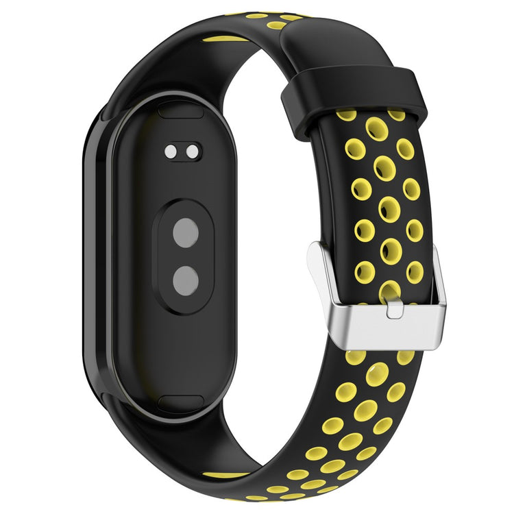 Fremragende Silikone Rem passer til Xiaomi Smart Band 8 - Gul#serie_1