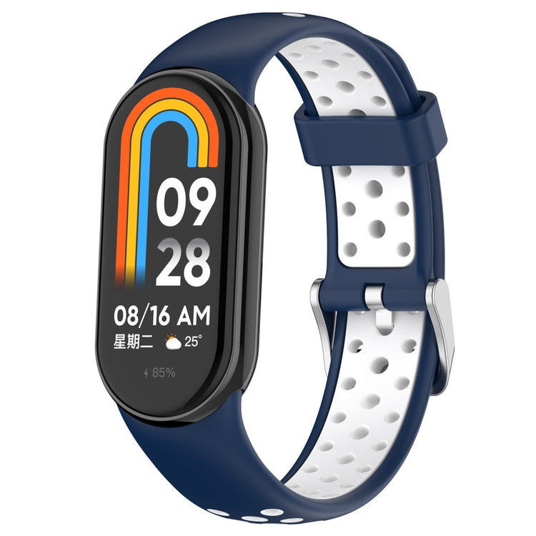 Fremragende Silikone Rem passer til Xiaomi Smart Band 8 - Hvid#serie_8