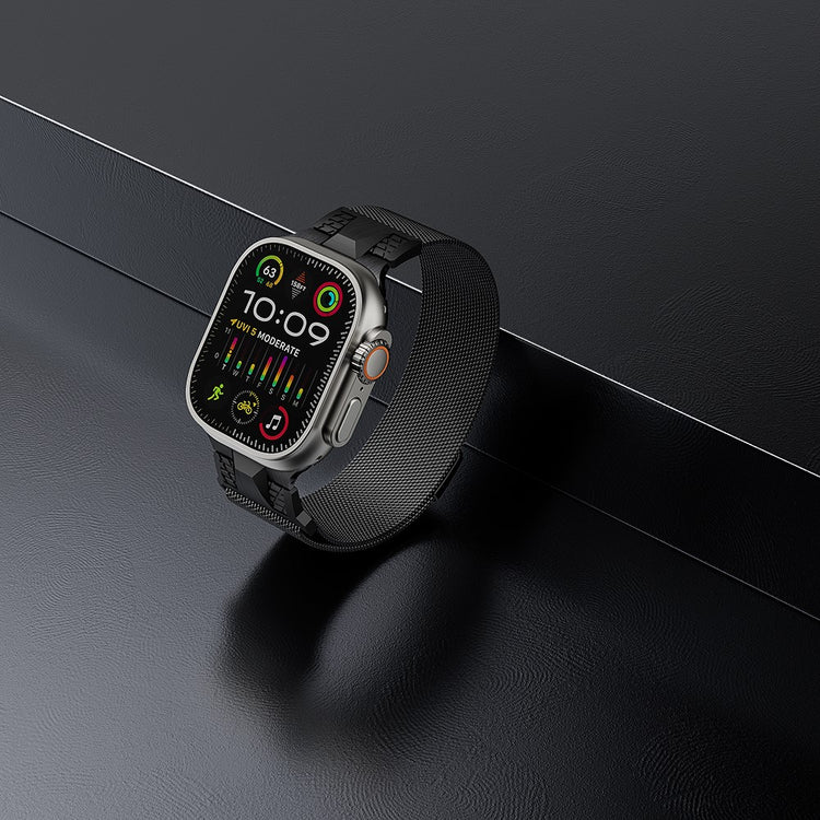 Helt Vildt Komfortabel Metal Universal Rem passer til Apple Smartwatch - Sølv#serie_2