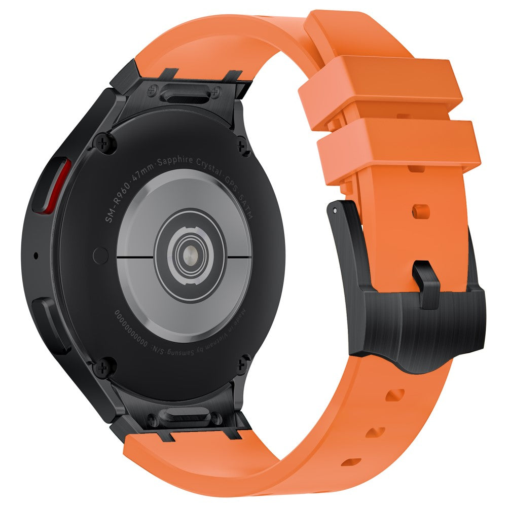 Alle Tiders Silikone Universal Rem passer til Samsung Smartwatch - Orange#serie_1