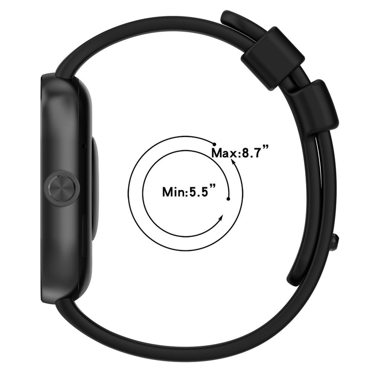 Silikone Universal Rem passer til Xiaomi Redmi Watch 4 / Xiaomi Band 8 Pro - Orange#serie_1