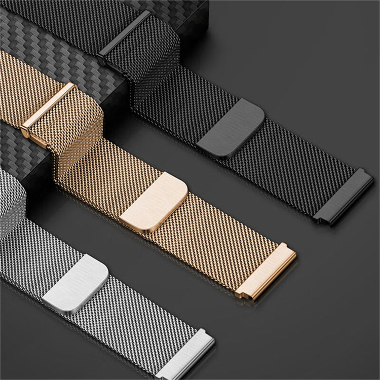 Super Kønt Metal Universal Rem passer til Smartwatch - Guld#serie_2