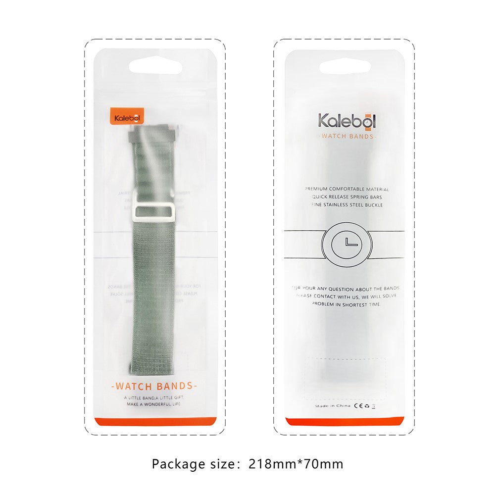 Super Godt Nylon Rem passer til Xiaomi Smart Band 8 - Orange#serie_2