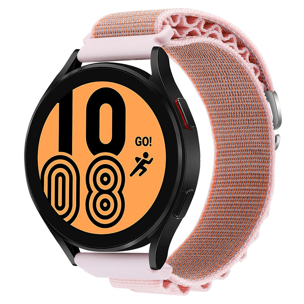 Alle Tiders Nylon Universal Rem passer til Smartwatch - Pink#serie_7