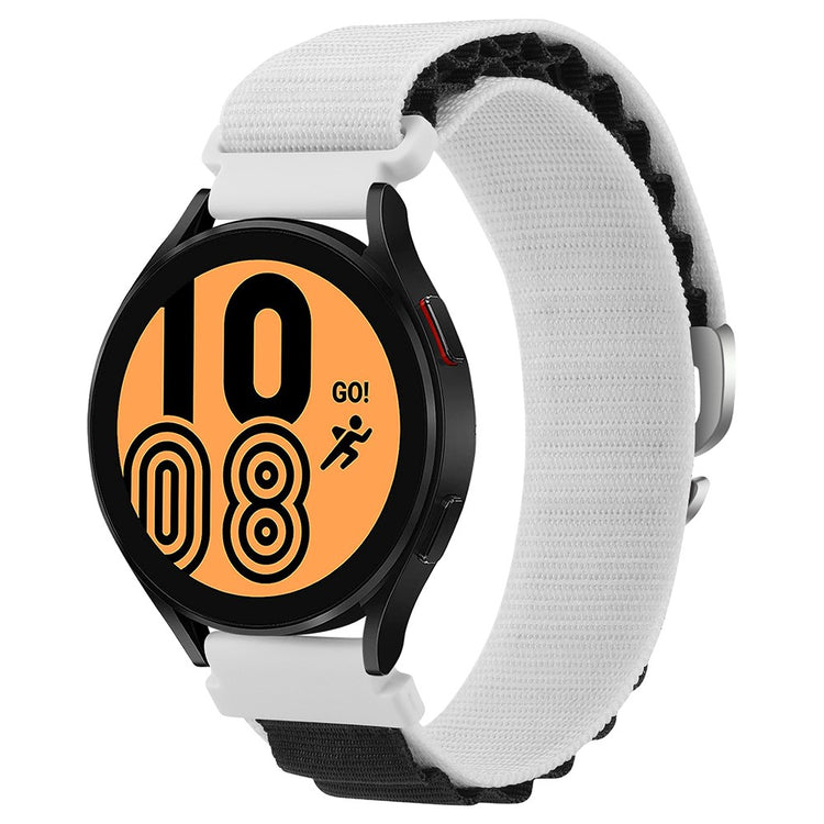 Alle Tiders Nylon Universal Rem passer til Smartwatch - Hvid#serie_16