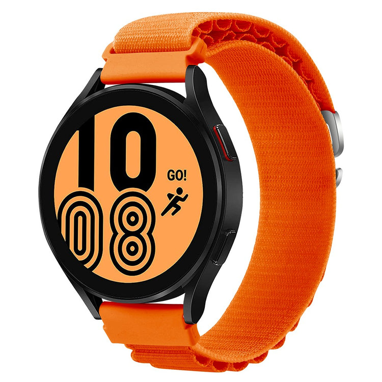 Meget Holdbart Nylon Universal Rem passer til Smartwatch - Orange#serie_6