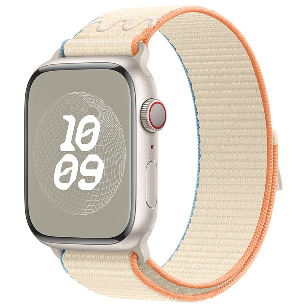 Meget Fed Nylon Universal Rem passer til Apple Smartwatch - Hvid#serie_7