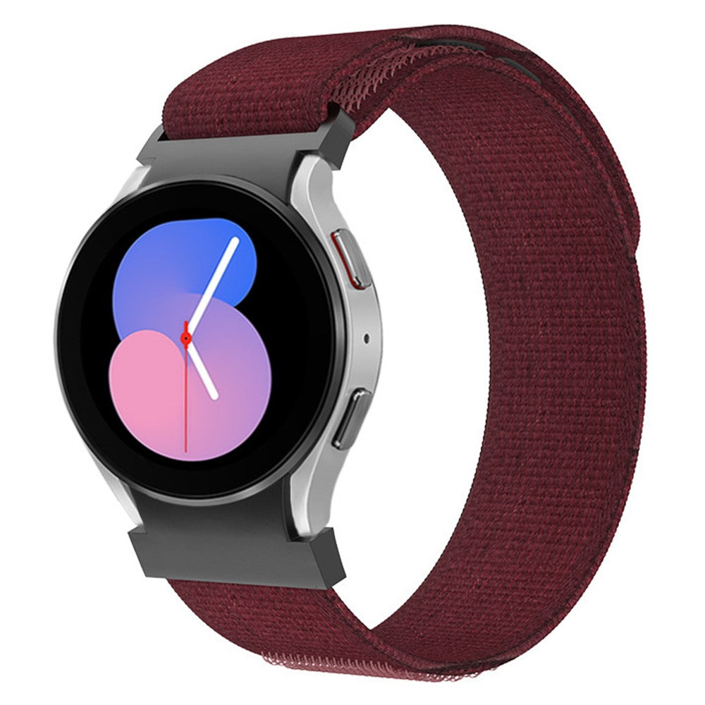 Vildt Holdbart Nylon Universal Rem passer til Samsung Smartwatch - Rød#serie_8