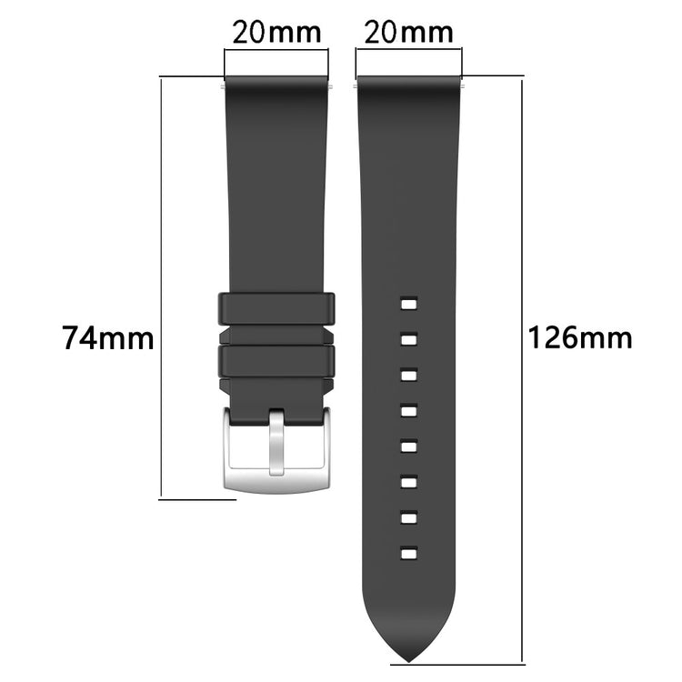 Really Cool Smartwatch Silicone Universel Strap - Green#serie_3