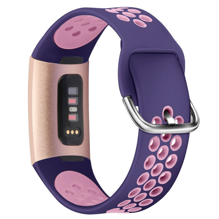 Fitbit Charge 3 / Fitbit Charge 4 Silicone Universel Strap - Pink#serie_17