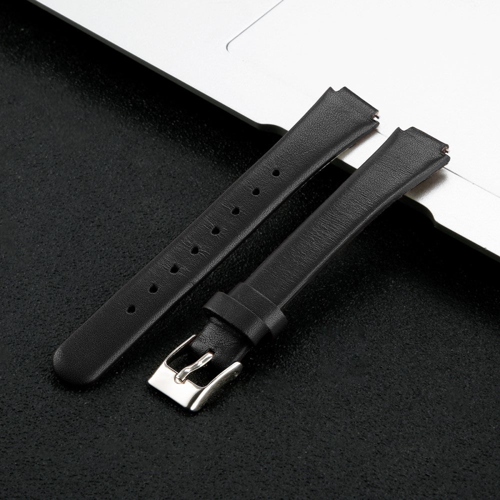 Very Fashionable Fitbit Inspire 1 Genuine Leather Strap - Black#serie_5