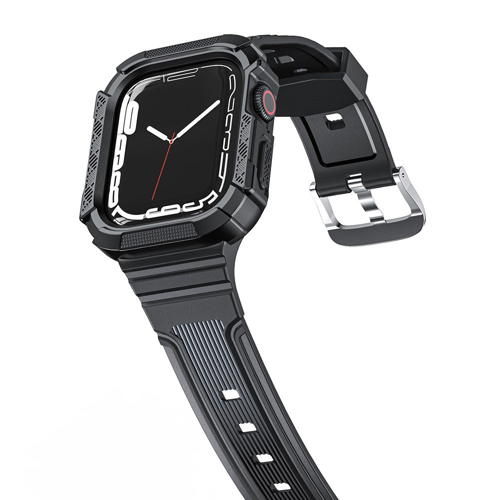 Very Fashionable Apple Smartwatch Silicone Universel Strap - Black#serie_4