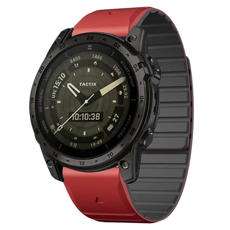 Super Durable Garmin Smartwatch Silicone Universel Strap - Red#serie_3