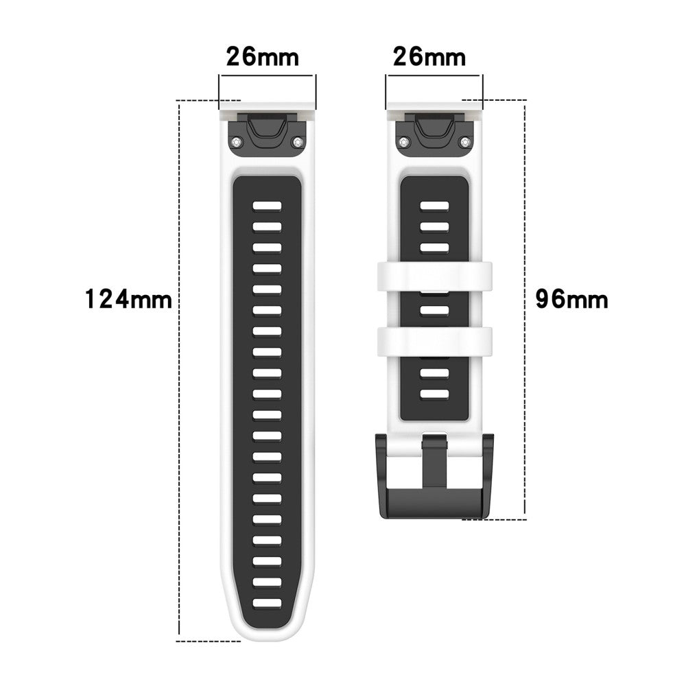 Very Pleasant Garmin Smartwatch Silicone Universel Strap - Black#serie_4