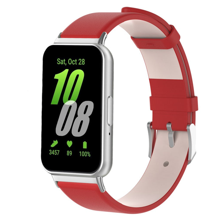 Very Fantastic Samsung Galaxy Fit 3 Pu Leather Strap - Red#serie_4