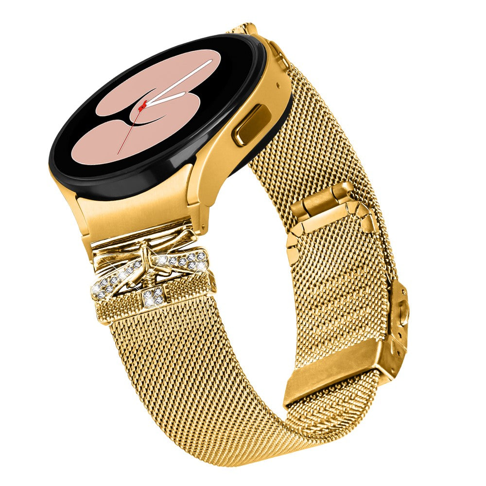 Super Stylish Samsung Smartwatch Metal Universel Strap - Gold#serie_1