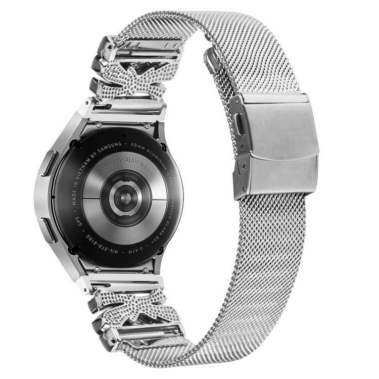 Incredibly Durable Samsung Smartwatch Metal Universel Strap - Silver#serie_214