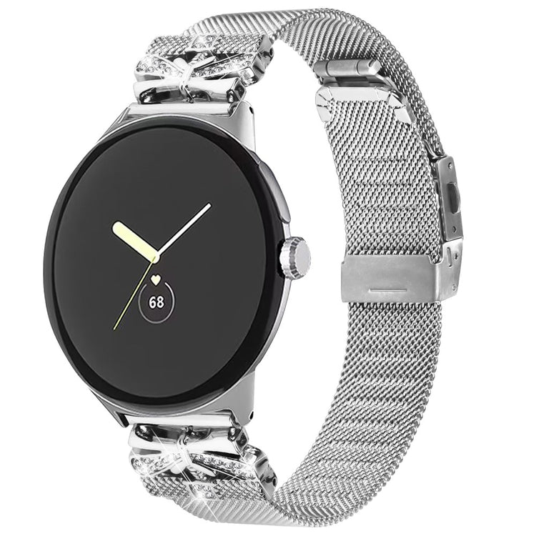 Google Pixel Watch / Google Pixel Watch 2 Metal Universel Strap - Silver#serie_036