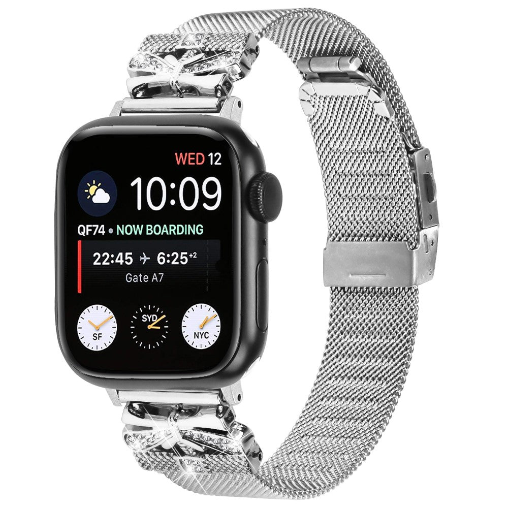 Absolutely Tough Apple Smartwatch Metal Universel Strap - Silver#serie_335