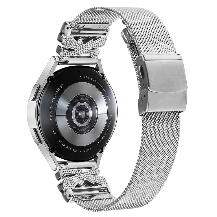 Garmin Approach S40 / Garmin Forerunner 158 Metal Universel Strap - Silver#serie_7