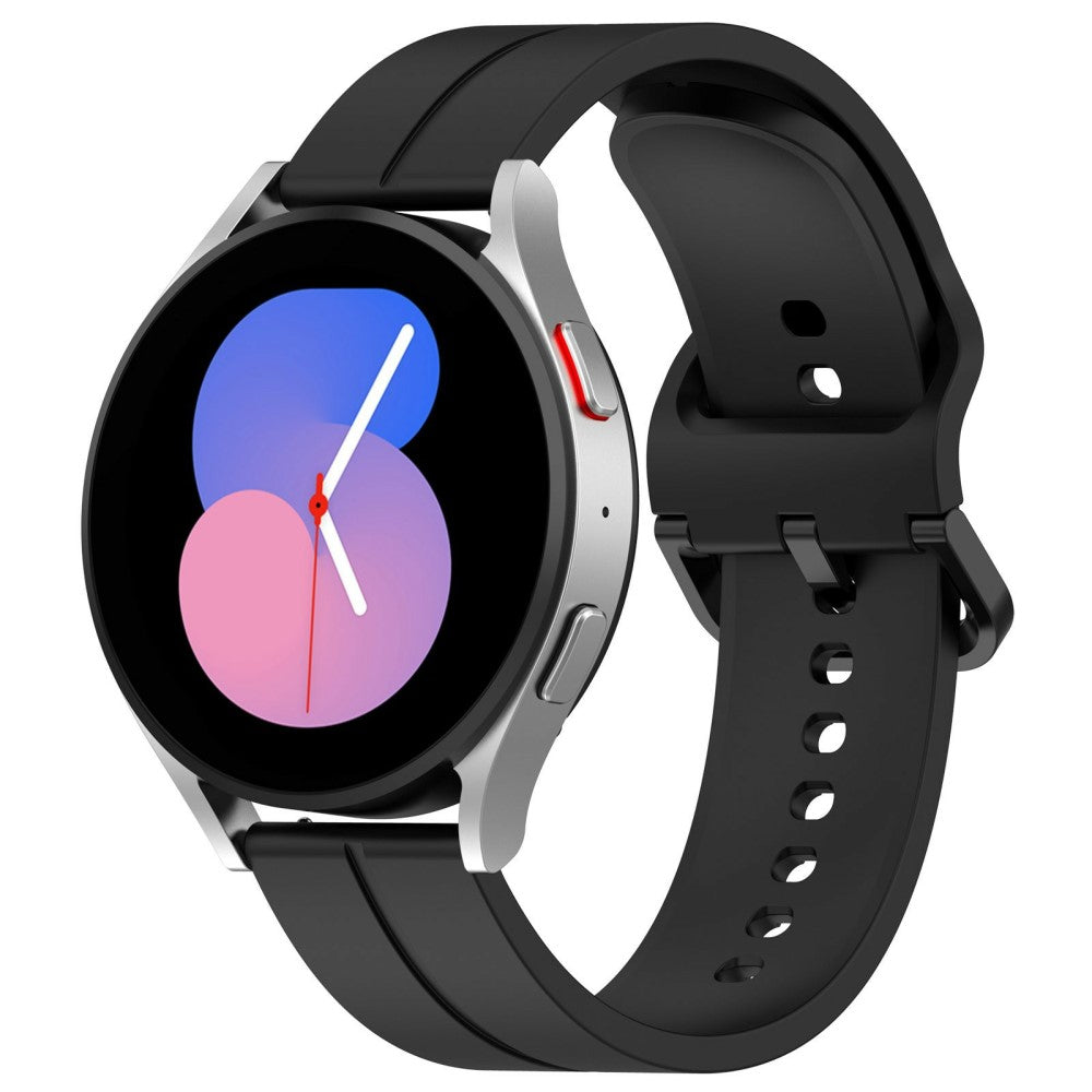 Very Elegant Smartwatch Silicone Universel Strap - Black#serie_4