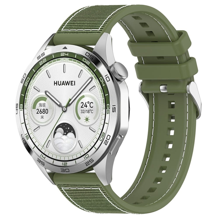 Mega Sweet Smartwatch Silicone And Nylon Universel Strap - Green#serie_4