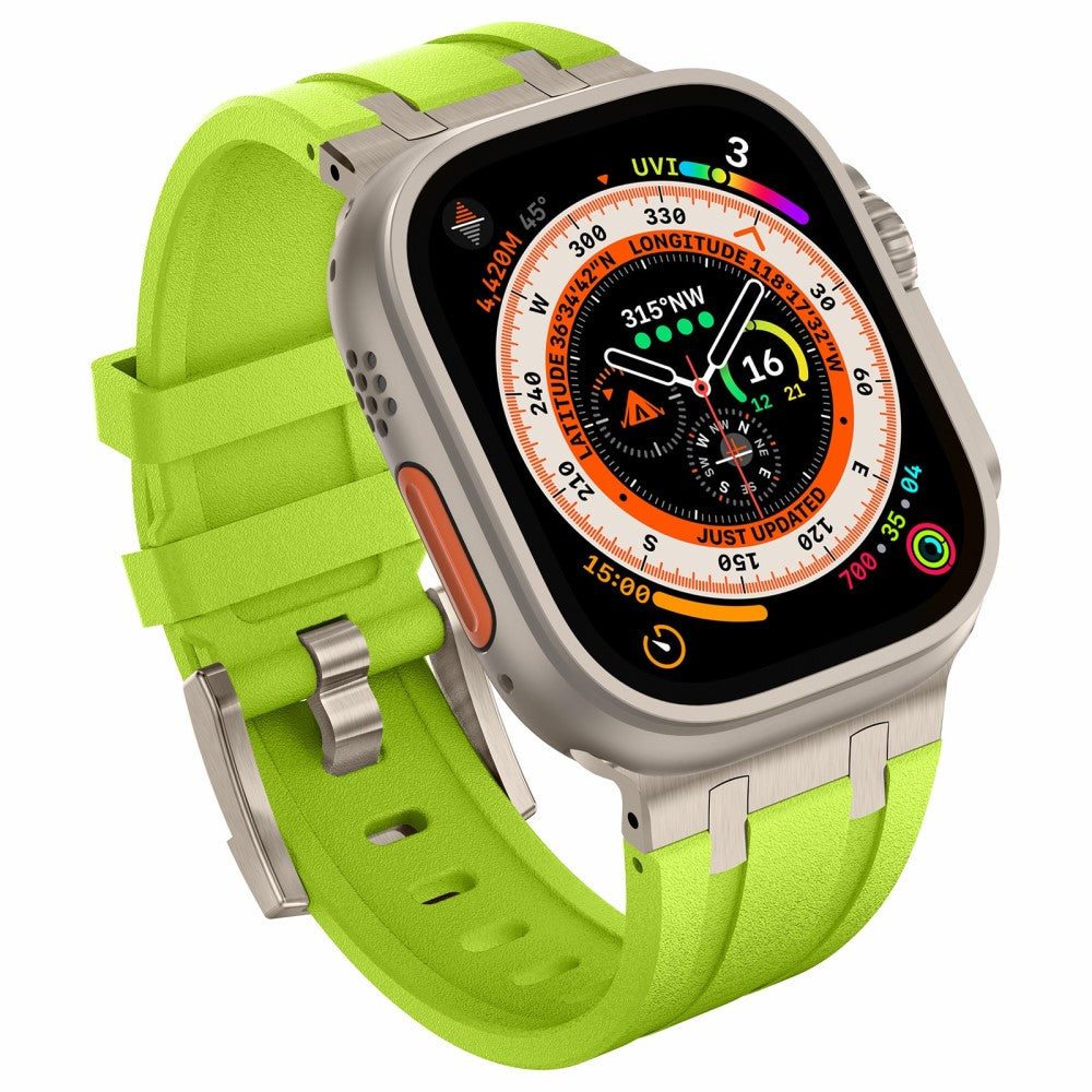 Absolutely Neat Apple Smartwatch Silicone Universel Strap - Green#serie_7