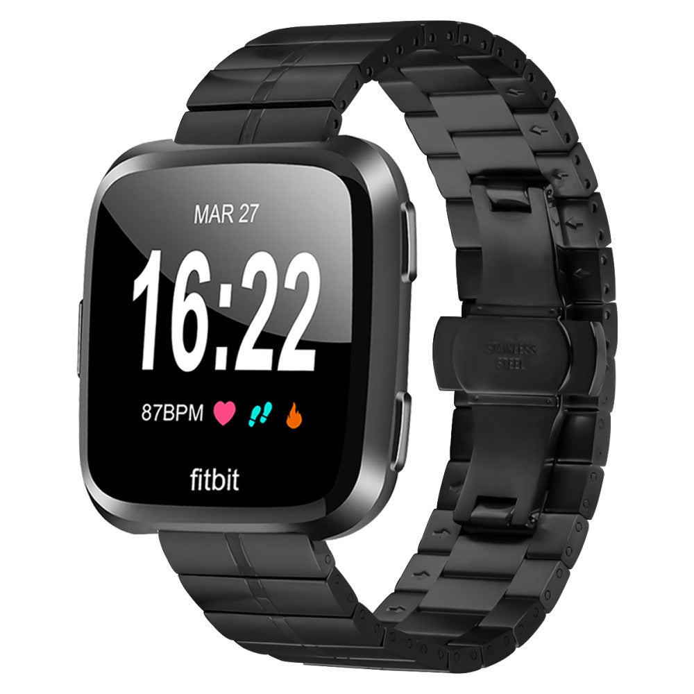 Mega Good Fitbit Smartwatch Metal Universel Strap - Black#serie_2