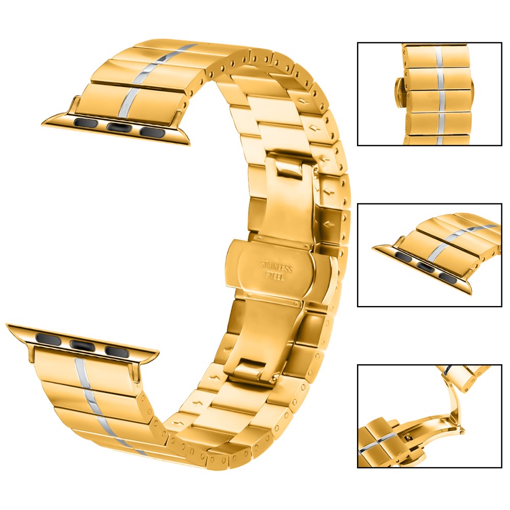 Incredibly Sweet Apple Smartwatch Metal Universel Strap - Gold#serie_3