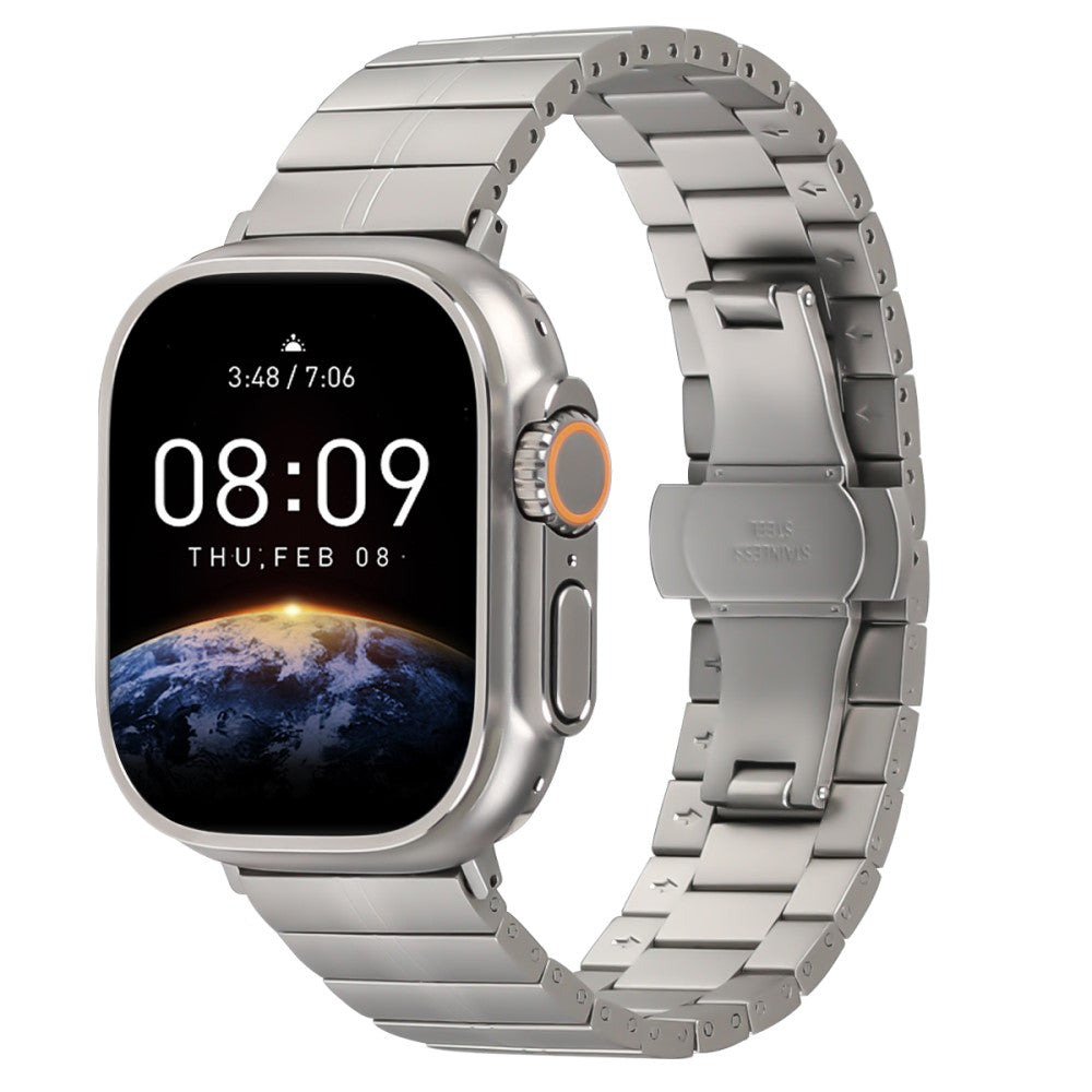 Remarkably Beautiful Apple Smartwatch Metal Universel Strap - Silver#serie_6