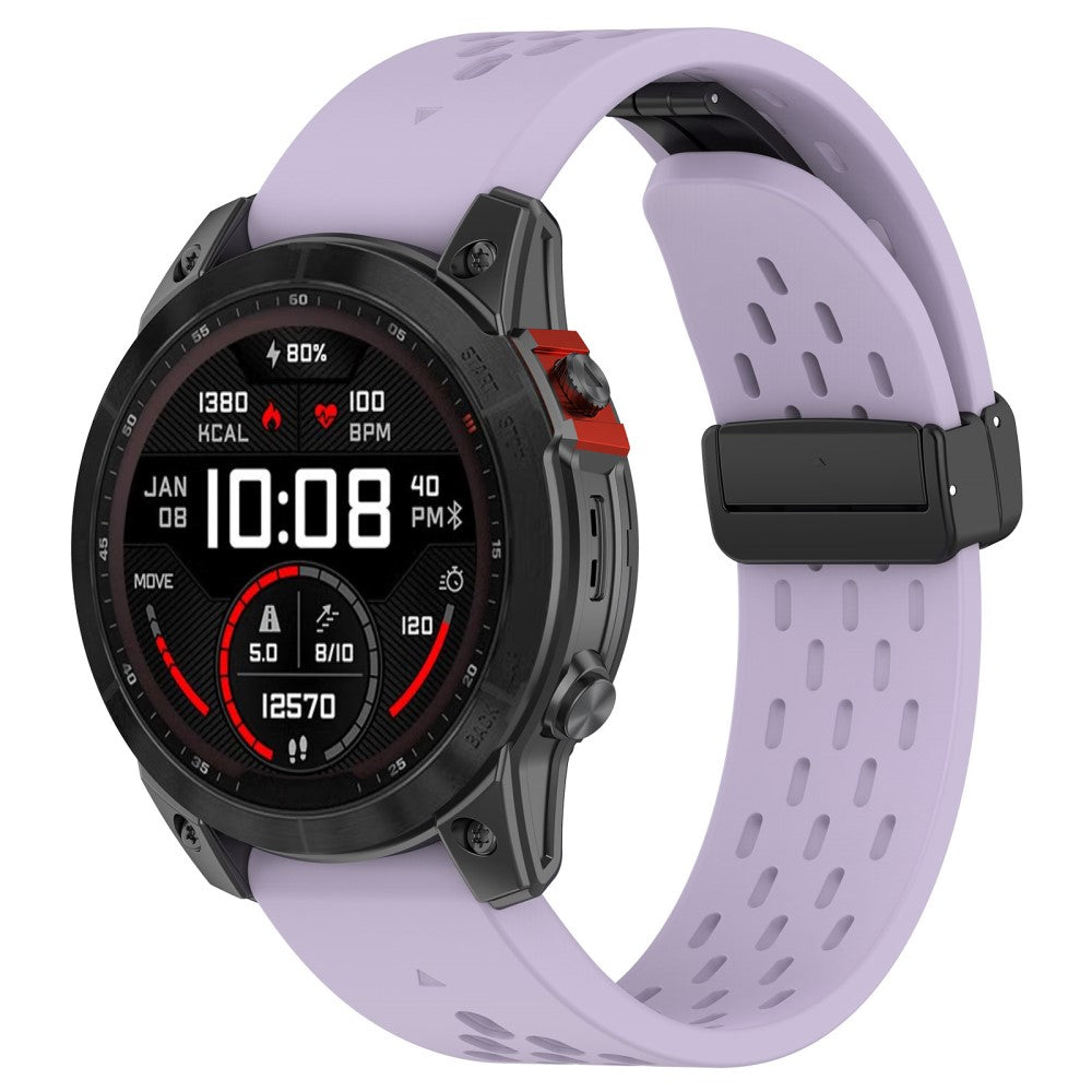 Very Nice Garmin Smartwatch Silicone Universel Strap - Purple#serie_9