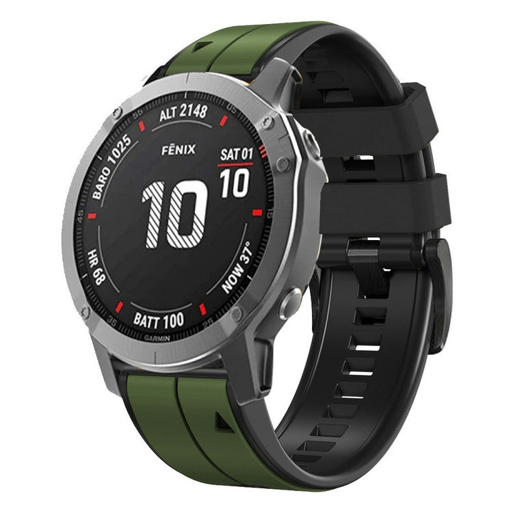 Very Stylish Garmin Smartwatch Silicone Universel Strap - Green#serie_5