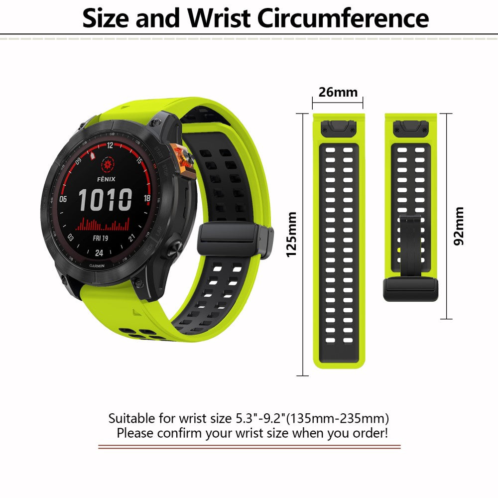 Very Nice Garmin Smartwatch Silicone Universel Strap - Orange#serie_1