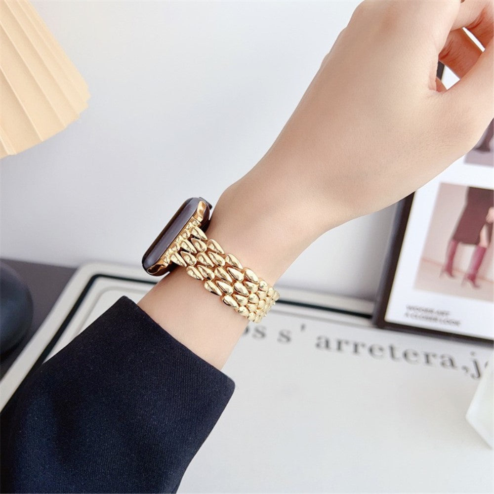 Super Fashionable Apple Smartwatch Metal Universel Strap - Gold#serie_2