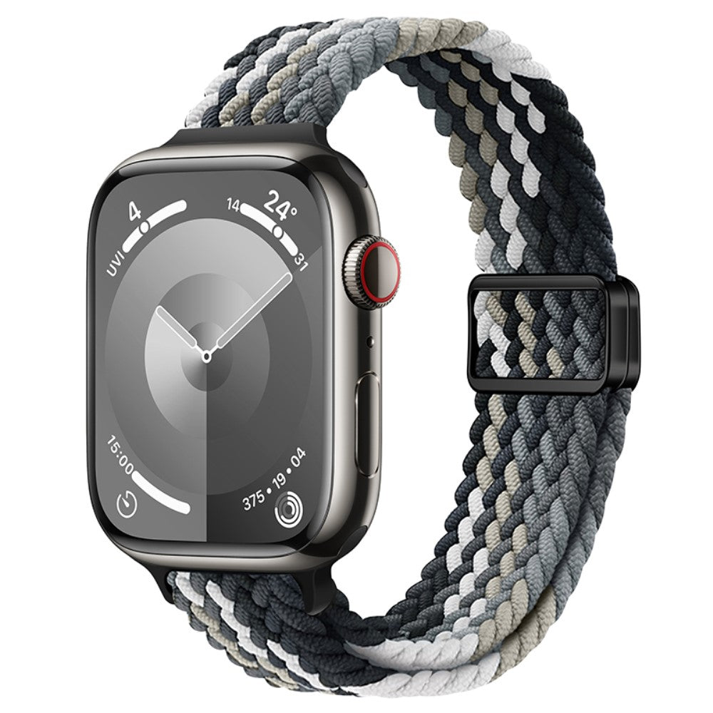 Super Good Apple Smartwatch Nylon Universel Strap - Silver#serie_10