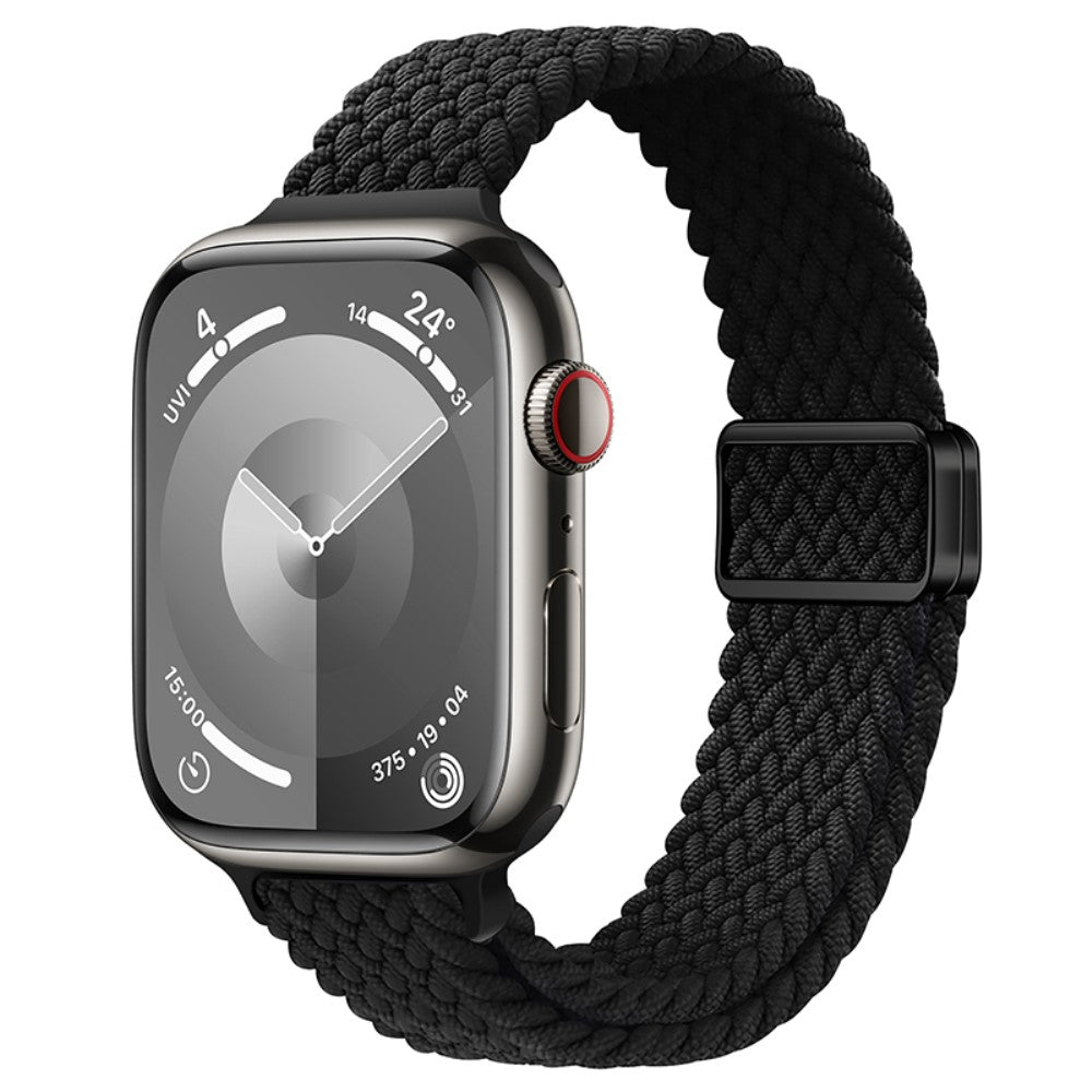 Super Good Apple Smartwatch Nylon Universel Strap - Black#serie_11